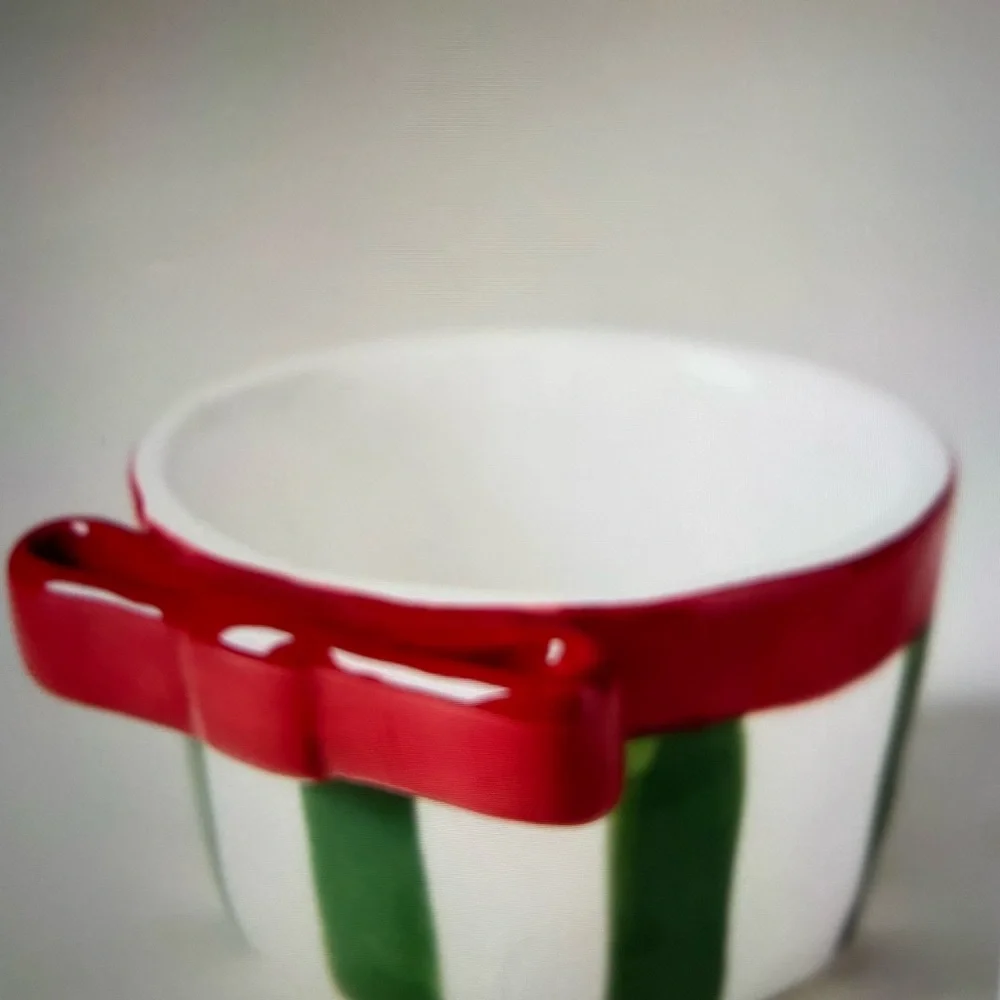 ❤️ ANTHROPOLOGIE FESTIVE DOLOMITE NUT BOWL NEW